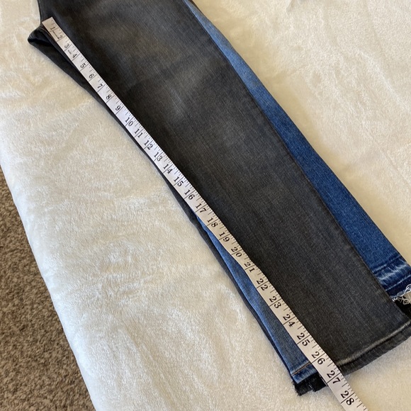 rag & bone Nina High-rise Ankle Cigarette Repair Jeans In Repair Bakton size 29 - Picture 13 of 13